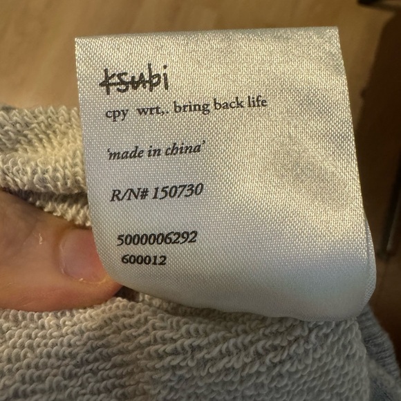 KSUBI 4X4 Kross Biggie Oversized Cotton Gray Hoodie Size XL NWT - Picture 13 of 13